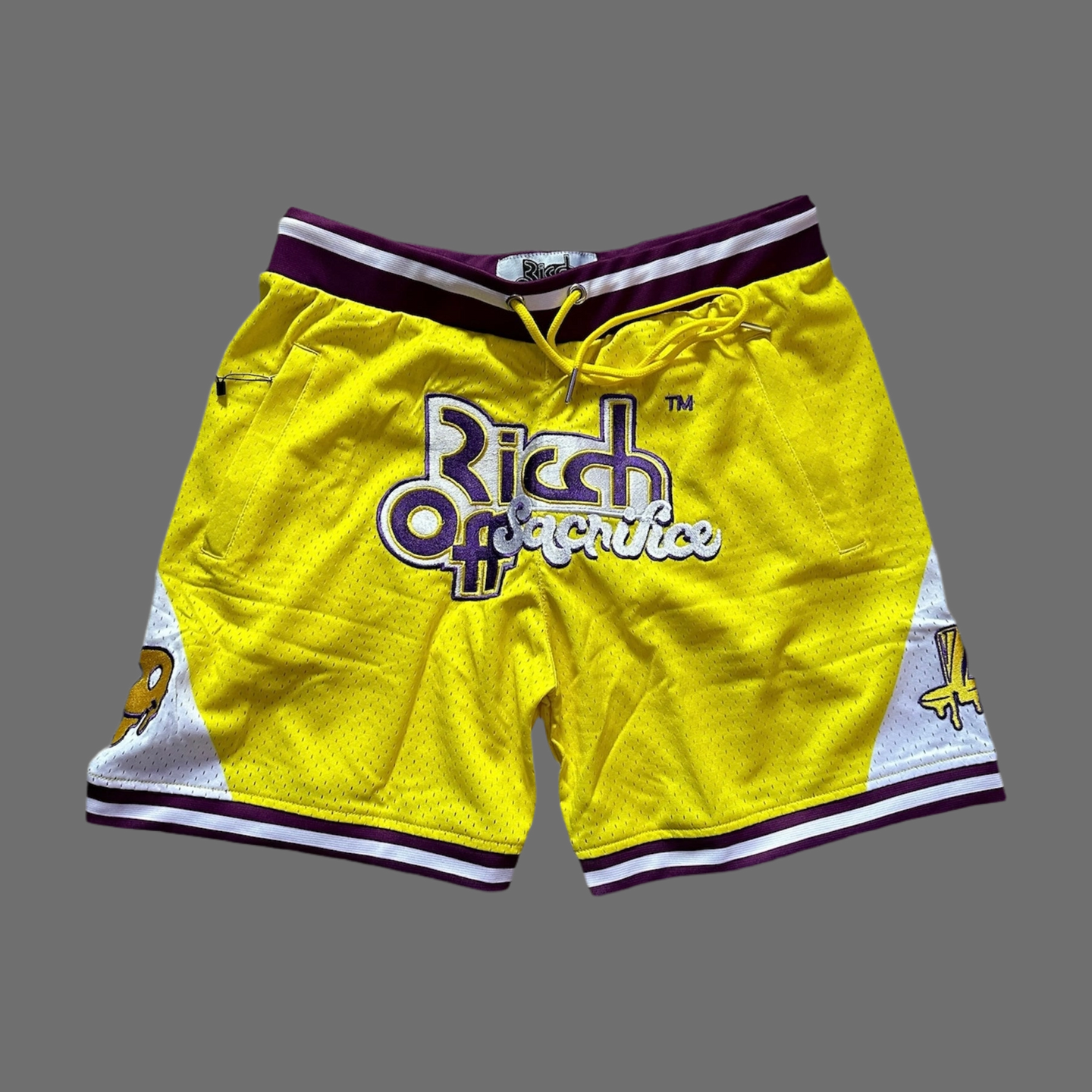 ROS NBA Retro LA Lakers Mesh Shorts