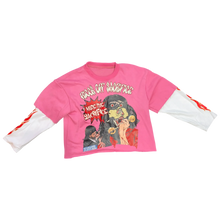Load image into Gallery viewer, RICCH OFF SACRIFICE // GHOST FLAME SHIRT FAUX ARM SLEEVE
