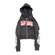 Load image into Gallery viewer, RICCH OFF SACRIFICE // GHOST FLAME ZIP-UP

